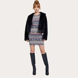 Geometric Print Bodycon Dress